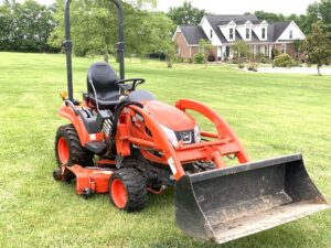 Front view of Tractor Personal Property at live-onsite auction