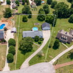 Aerial view of absolute auction with NashvilleAuctions