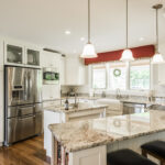 spacious kitchen with granite counter top