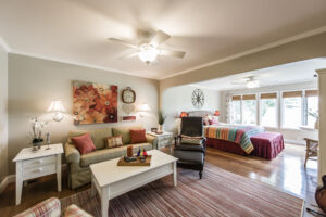 Master bedroom with sitting room included