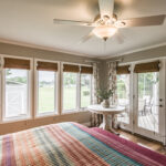 Master bedroom with natural lighting