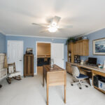 bedroom at lakefront property