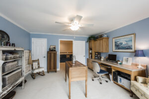 bedroom at lakefront property