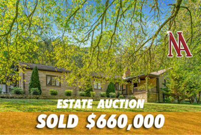 SOLD: ESTATE AUCTION • BEAUTIFUL HOME ON 2+/ – ACRES • Live On-Site, Wednesday, April 17th , 2024 @ 11:00 AM