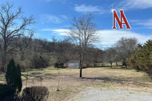 Backyard of the Neelys Bend home, offering open green space perfect for entertaining or relaxing outdoors.