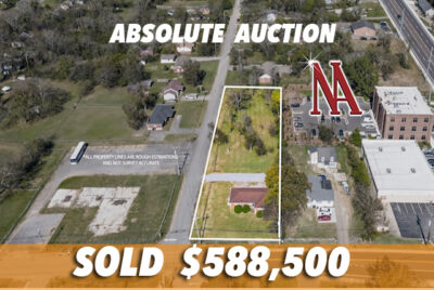 (SOLD) ABSOLUTE AUCTION • NO RESERVE  • HIGHEST BID WINS! • 3606 Fairview Dr. • Nashville, TN 37218 • ZONED for 7 Residential Units • LIVE ON-SITE Thursday, May 1st @ 11:00 AM.