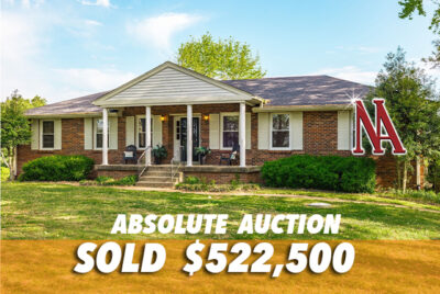 (SOLD) ABSOLUTE AUCTION • NO RESERVE • HIGHEST BID WINS! • 321 Shute Lane • Old Hickory TN 37138 • LIVE ON-SITE Tuesday, August 26th @ 11:00 AM